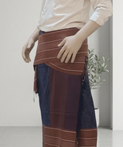 Alternative view of معوز سلاطيني راقي ازرق بتطريفة بنية